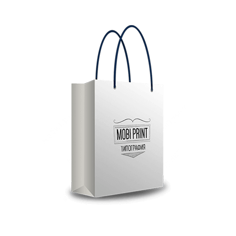 Производство подарочных пакетов с логотипом в типографии МобиПринт, Москва